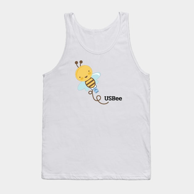 USB, Bee Tank Top by Salizza